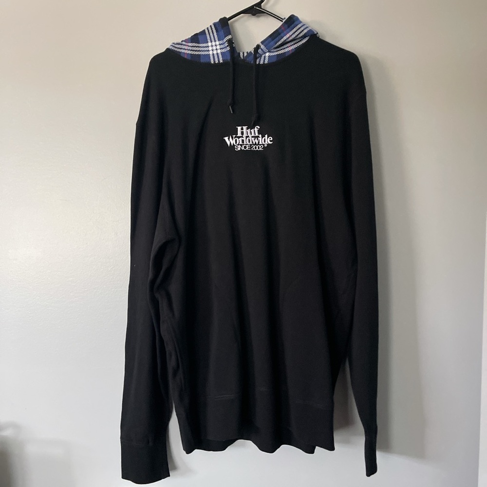 XL Black HUF Oversized Hoodie